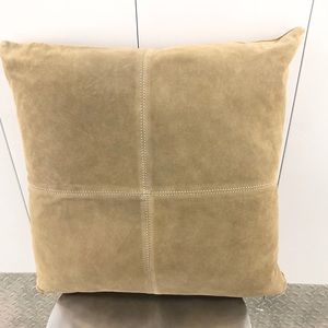 2 Restoration Hardware RH Tan Suede Pillow Covers